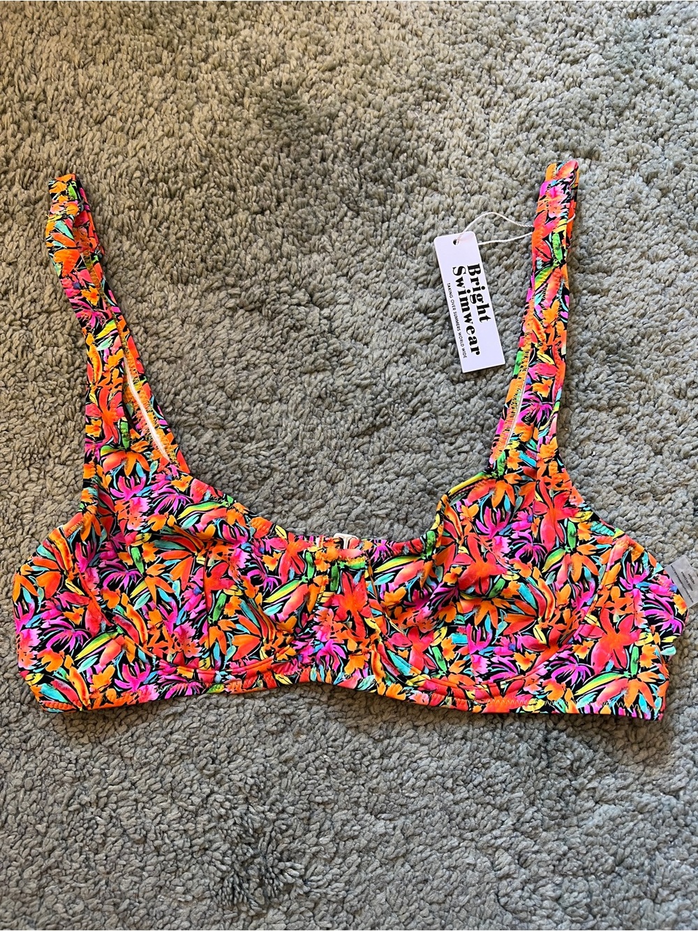 Bright Swimwear Capri Top in A Tropical Night